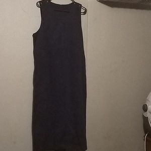 Southern lady long navy blue dress